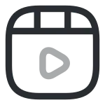 Video Play SVG Icon